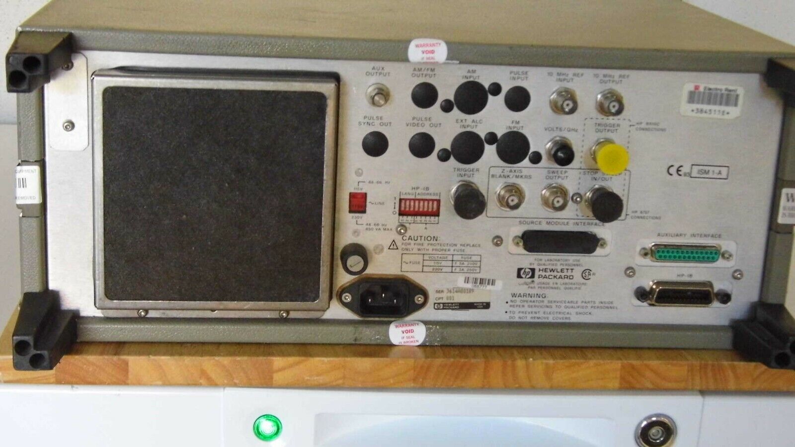 Agilent HP 83623B w/001 high power synthesized sweeper, 2 in stock Agilent HP 83623B w/001 high power synthesized sweeper, 2 in stock